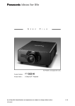 Panasonic PT-DZ21KE data projector