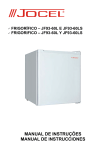 Jocel JFDF1-06S combi-fridge