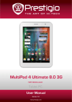 Prestigio MultiPad 4 Ultimate 8.0 16GB 3G White