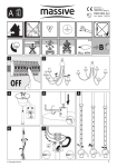 Massive Suspension light 40564/11/10