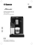 Saeco Minuto HD8763/11 coffee maker