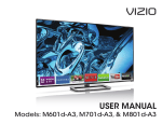 VIZIO M601D-A3R 60" Full HD 3D compatibility Smart TV Black LED TV