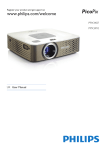 Philips PicoPix Pocket projector PPX3410