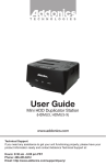 Addonics Mini HDD Duplicator Station