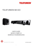 Telefunken SB 600 soundbar speaker