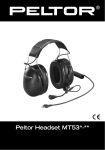 3M PELTOR Hearing-Protection-Headset Ericsson/Nokia 2,5mm