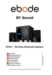 ebode BTS21 speaker set