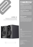 Reloop ADM-4 loudspeaker