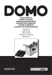 Domo DO457FR deep fryer