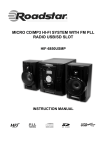 Roadstar HIF-6850USMP home audio set
