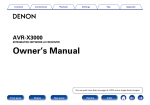 Denon AVR-X3000