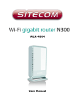 Sitecom WLR-4004 router
