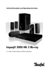 Teufel Impaq 3000 Mk2 Blu-ray System "5.1-Set"
