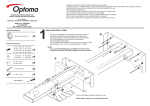 Optoma OWM1000 project mount