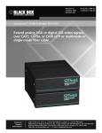 Black Box ServSwitch DVI/VGA CATx Extender