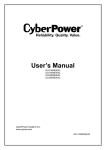 CyberPower OLS1000E uninterruptible power supply (UPS)