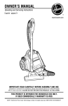 Hoover SH40080 vacuum cleaner