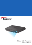 Optoma ML1000 data projector