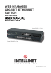 Intellinet 560801 network switch