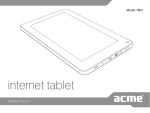 ACME TB03 8GB Black, White tablet