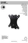 OmniMount OC40F flat panel wall mount