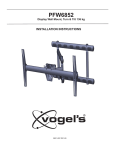 Vogel's PFW 6852 Display wall mount, 136 kg