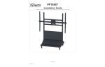 Vogel's PFT 8857 Display trolley, Panasonic 103 inch