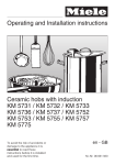 Miele KM 5731 hob