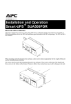 APC SUA500PDRI-H uninterruptible power supply (UPS)
