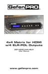 Gefen GEF-HDFST-444-4ELR video switch