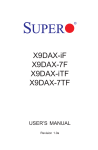 Supermicro X9DAX-7TF