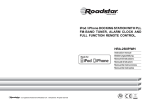 Roadstar HRA-250IP/WH docking speaker
