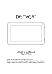 Denver TAC-70051 4GB Black tablet
