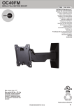 OmniMount OC40FM flat panel wall mount