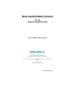 Moxa PTC-101-M-LC-HV network media converter