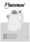 Bestron AZQ016 steam cleaner