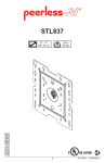 Peerless STL637 flat panel wall mount