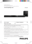 Philips Soundbar speaker HTL2151