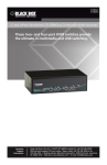 Black Box ServSwitch DT Dual-Head DVI USB, 2-Port