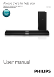 Philips Fidelio SoundBar Home theater HTL9100