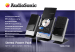 AudioSonic TXCD-1530 home audio set