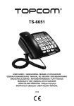 Topcom Big button telephone - Sologic A801