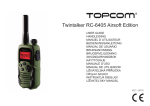 Topcom Walkie Talkie - Twintalker 9500 Long Range