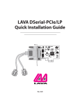 Lava DSerial-PCIe/LP