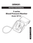 Omron Healthcare BP742 blood pressure unit