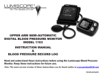 Lumiscope 1103 blood pressure unit