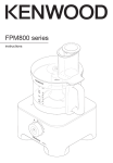 Kenwood FPM800 food processor