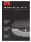 GBC Fusion 3000L A4