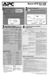APC Back-UPS 500VA