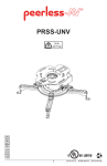 Peerless PRSS-UNV project mount